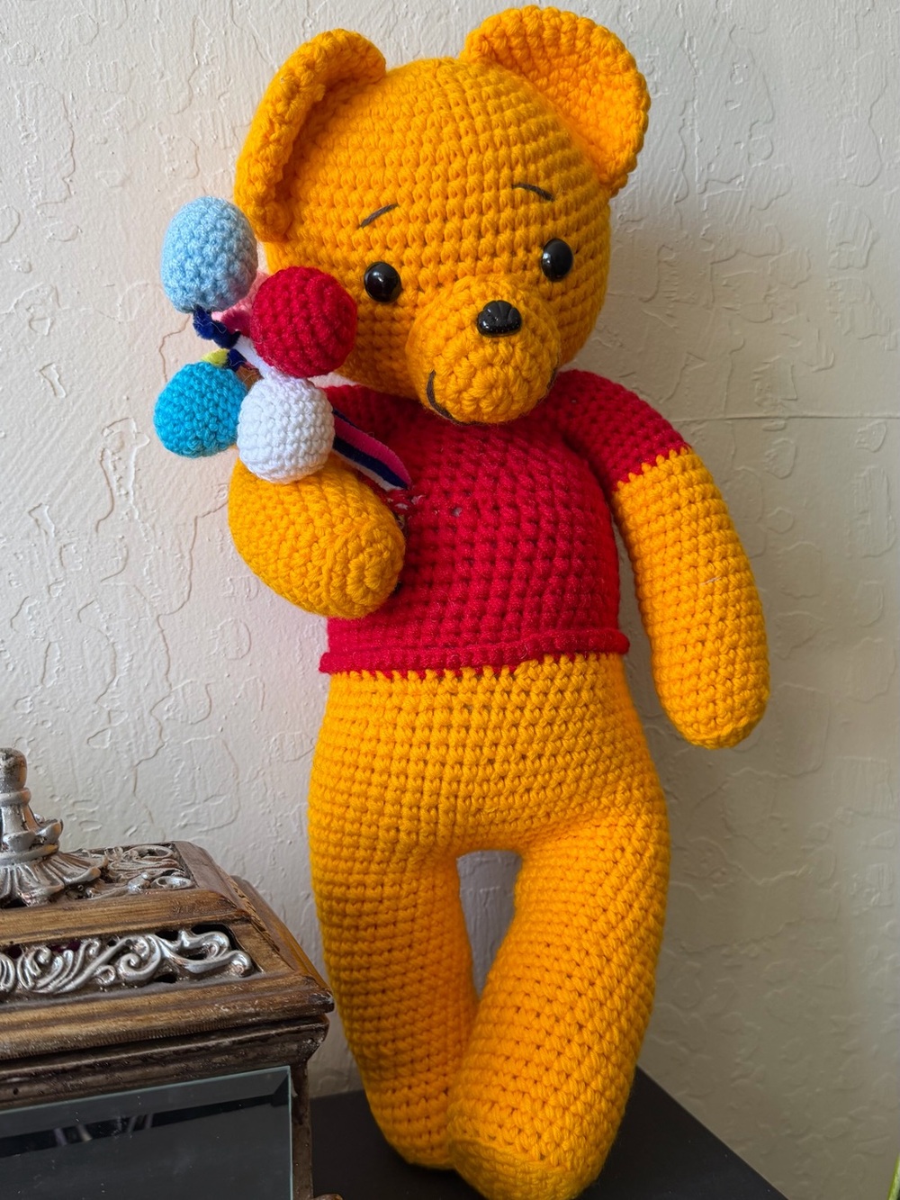 Handmade Pooh Crocheted Bear